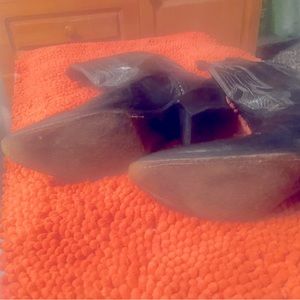 Per request, bottom of Dan Post boots.